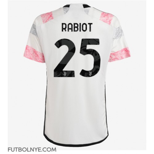 Camiseta Juventus Adrien Rabiot #25 Visitante Equipación 2023-24 manga corta